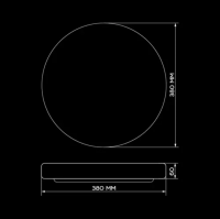 Світильник LED SMART SML-R20-50/2-DIY 3000-6000K 50Вт з д/у